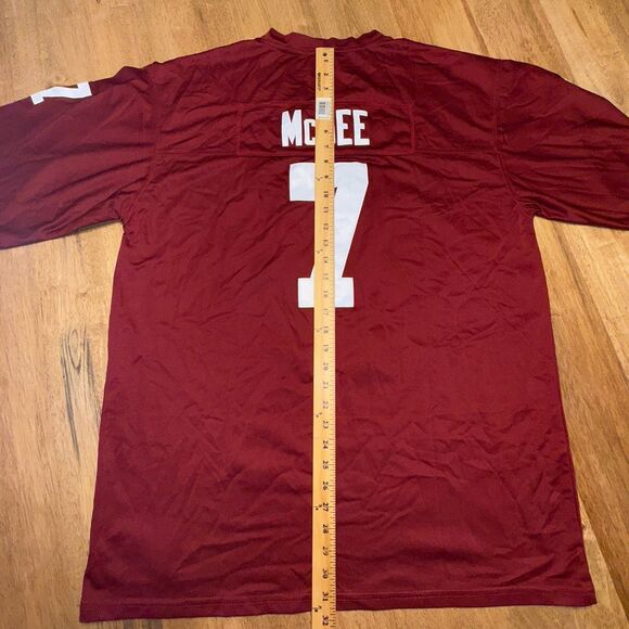 Texas A&M Aggies Jersey Maroon White XXL #7 McGee STITCHED - Picture 7 of 14